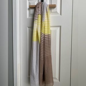 Jockey Person to Person Yellow/Brown /Grey Summer Scarf